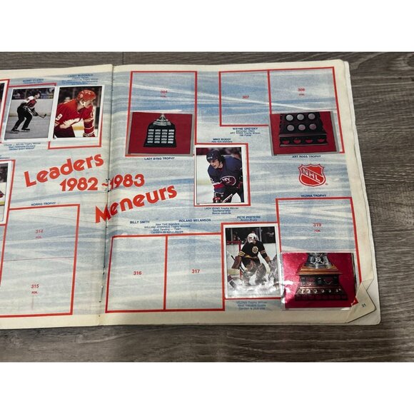 1983 O-Pee-Chee Hockey Sticker Album Paperback - Picture 9 of 10